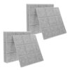 12pcs Self Adhesive Felt Bulletin Board Wall Tiles 11.8x11.8 Inch