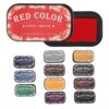 12pcs Vintage Water-Based Ink Pad for Card Making and DIY Crafting