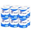 12 Rolls 3-Ply Toilet Paper, Ultra Soft Paper Towels, Tissue Paper, Stable 3 Ply Embossed Reinforced Structure, Durable and Highly Absorbent, Suitable for Home, Office, Restaurant, White