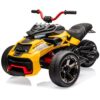 12V Kids Ride-on ATV 3-Wheel Electric Motorcycle - Dual 55W Motor