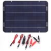 12W Portable Solar Charger Kit with Controller — Polycrystalline Panel for