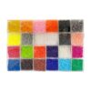13000 Pcs 24 Colors 5mm Melting Beads Creative Art Projects (A)