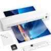 13" A3 Laminating Machine with Hot & Cold Settings, 40 Laminating Pouches, Paper Trimmer & Hole Puncher - Perfect for Home, Office & School Use