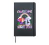 13th Birthday Girl Mermaid Theme Awesome Since 2013 Hardcover Journal, Black