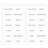140‑Pack Clear Waterproof Bottle Labels, Beauty & Toiletry Stickers(White)