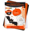 140 Pcs Halloween Bat Pumpkin Ghost Cutouts Party Decorations Classroom