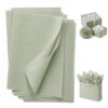 140 Sheets Sage Green Tissue Paper Bulk for Gift Bags, 20" x 14", 17GSM