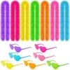 14 PCS Colorful Artificial Feather Boas Party Pack for Dress Up Accessory
