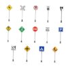 14 Piece Set Mini Traffic Signs for
