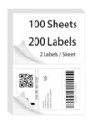 15000 Labels (500 Sheets) – 1" x 2-5/8" 30-Up Address Labels for Laser & Inkjet Printers, Permanent Adhesive Mailing Stickers, 30 per Page, Easy Peel Return Address Labels