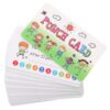 150pcs Adorable Paper Reward Cards for Classroom Incentive Punch