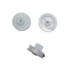 15.5mm Belt Pulley 12 Teeth Plastic Gear Toy Accessories for STEM Model