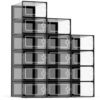 15 Pack XX‑Large Shoe Boxes, Stackable Shoe Storage Boxes, Fit up to US Size 12 Waterproof Shoe Organizer Boxes