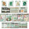 15Pcs Reading Comprehension Posters for Classroom Educational Motivational English Language Arts Bulletin Board Eucalyptus Read Posters for Elementary Middle High School Wall Art Decor, Farmhouse