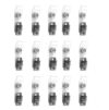 15Pcs Transparent PVC Badge Holder with Metal Clips, ID Card Holders with Straps, Straps for Id Cards and Card Holders Badge Holders