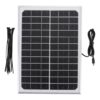 15W Solar Panels, Type-C Portable Charger for Outdoor Gear