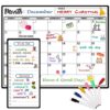15" x 11" Magnetic Dry Erase Fridge Calendar, Monthly Calendar & Today List
