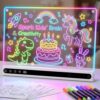 16-Inch LED Light Up Drawing Board for Kids Birthday Gifts, Snow White