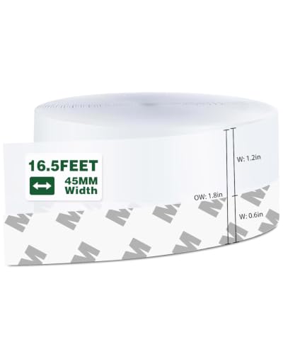 16.5 Ft Weather Stripping Door Seal Strip, Self Adhesive Draft Seal Tape for Doors, Silicone Draft Seal InsulationTape Strip for Windows, Doors, Shower and Glass Gaps(Transparent, 45mm)