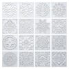 16PCS Mandala Stencils for Painting, Reusable Craft Templates for DIY Art