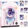 16 Sheets Watercolor Coloring Book, 12 Colors Water Color Books Paint Set for Adults, Watercolor Workbook for Beginners Creative Art Craft Gift, Art Painting Supplies, Painting & Sip Parties