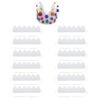 16" x 4 1/4" Kids DIY Felt Crowns with Ribbons for Tying – 12 Pieces
