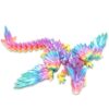 18" Large 3D Printed Dragon with Wings for Kids Teen Boys Fidget Classroom Decor Treasure Box Goodie Bag Birthday Gifts Office Desk Decoration for Adult (Single 18‑inch Winged Dragon, No Egg Included)