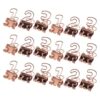 18pcs Numbered Metal Binder Clip for Invoices and School Papers 1.2
