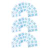 18 Sheets Blue Number Stickers for Classroom Floor, Large Round