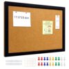 18"x24" Yellow Felt Bulletin Board, Framed Pin Board