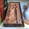 19.6" Luxury Backgammon Board for Adults, Handmade Wooden Persian Design/Gift idea for Dad, Husband, Xmas
