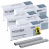 1InTheOffice Standard Staples - 1/4" Leg Length, 5,000 Staples/Pack, 5 Pack