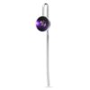 1" Lightweight Metal Purple Music Symbol Book Mark for Reading Lover
