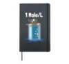 1 Mole - Funny Chemistry Humor Science Teacher Pun Hardcover Journal, Black