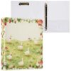 1 Pack 3 D-Rings 1.5 in Binder PVC Hardcover A4 Document Organizer