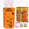 1 Pack Halloween Bubble Machine Party Decor with Lights Music and Bubbles