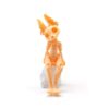 1PC 16.5CM 3D Printed Skeleton cat Full-Joint Movable Skeleton Model Decorative Desktop Ornament for Halloween(Skin- Skull Cat)