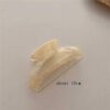 1PC Girl Hair Claw Women Geometric Hair Clamp Grab Hair Jaw Clip Grip Barrettes Korean Style Hairpin Acrylic Styling Accessories (Color : C) (D)