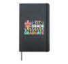 1st Grade Graduate Happy Last Day Of 1st Grade Graduation Hardcover Journal, Black
