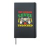 1st Grade Level Unlocked Video Game Controller First Boys Hardcover Journal, Black