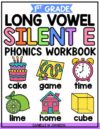 1st Grade Long Vowel Silent E Phonics Workbook