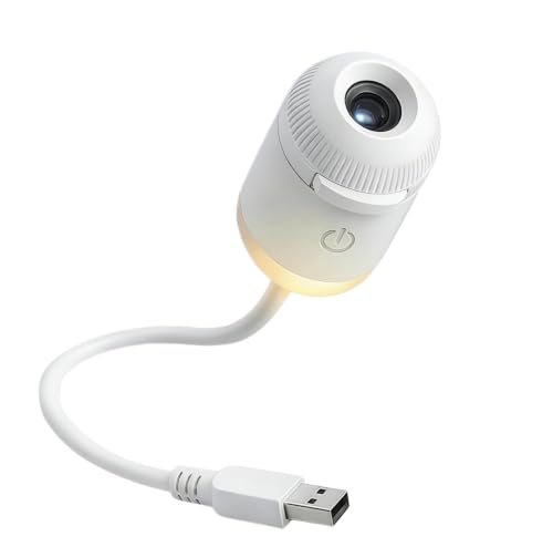 2-in-1 Galaxy Projector Night Light, USB Night Light Portable Galaxy Starry Sky Night Light Projector, 360° Rotation Ceiling Wall Projection Lamp for Car, Bedroom Decor (3 Slides)