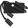 2-Pack Fast Charging 6 ft USB C to USB C Charging Cable, Black