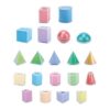 20-Piece 3D Shapes Geometric Solids Set