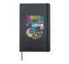 2000's Girl vintage two-thousands retro 00s Hardcover Journal, Black