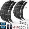 2000W Solar Panel Kit - 4x500W Flexible Monocrystalline Solar Panels with 40A Charge Controller & Inverter - Ideal for Off-Grid Camping, Boat & Battery Charging