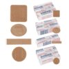 200 Pcs Adhesive Small Spot Bandages,Round Bandages for Face Oval Square Strip,Bandaids Variety Pack,Bandaid Flexible Fabric,for Skin Wound Care