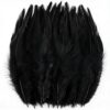 200 Pcs Black Bulk Craft Feathers, 5-7In Rooster Feathers