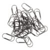 200pcs Black Metal Mini Paper Clips 15mm Vintage Tiny Fasteners