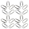 200pcs Black Mini Paper Clips 15mm Metal Vintage Tiny Fasteners